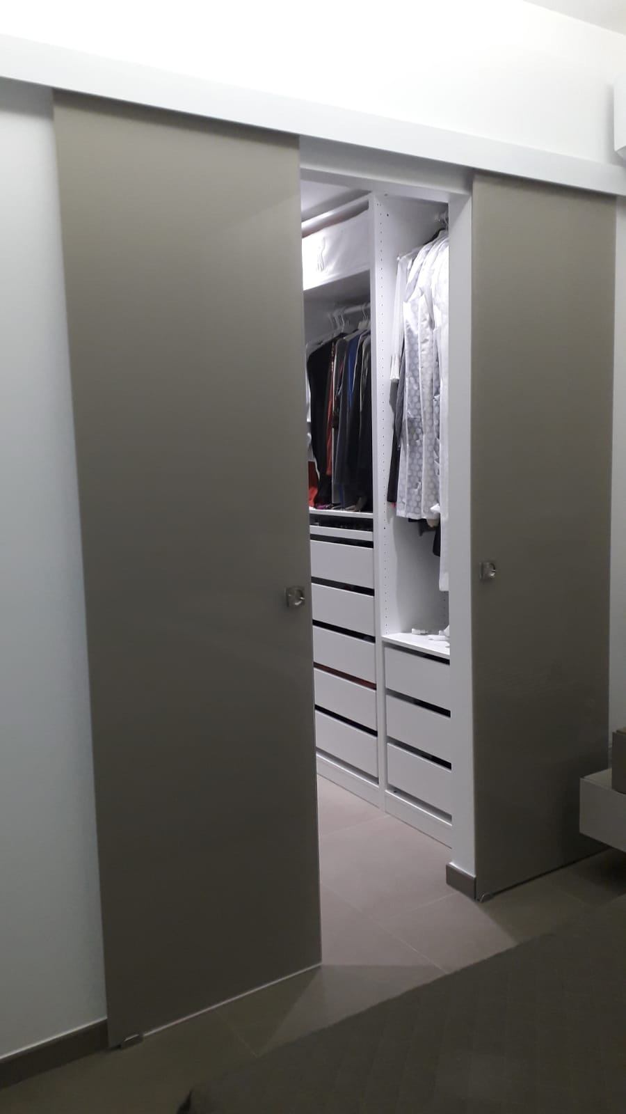 Cabine armadio in vetro a Catania