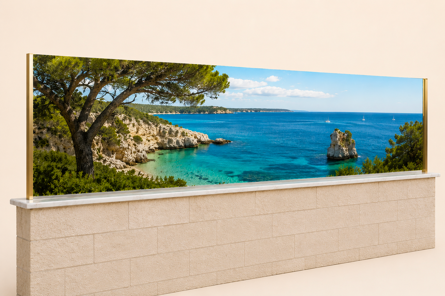 Vetro decorato